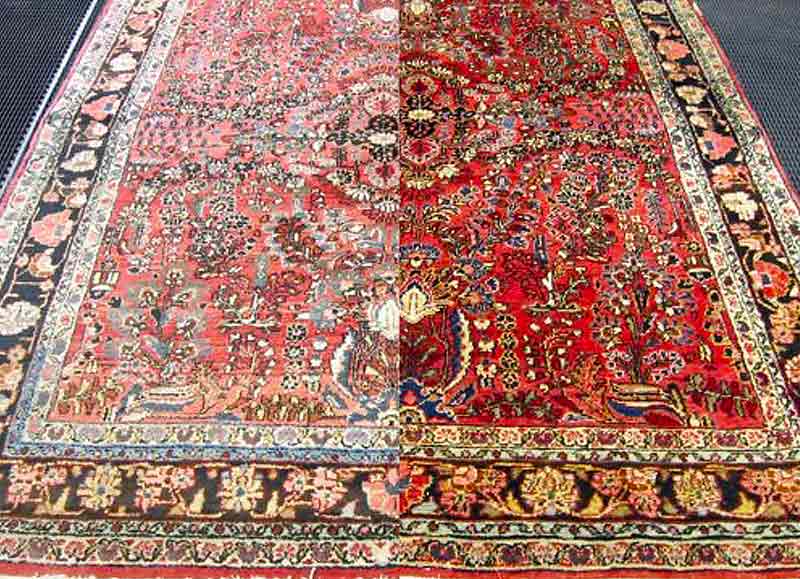 Reteinture de Tapis - Maison TAPIS BELPARSIA  en Belgique. Redonnez vie à vos tapis décolorés ou renouvelez leur teinte grâce à notre savoir-faire en teinture artisanale, réalisé avec précision et dans le respect des fibres.. Reteinture de Tapis Professionnelle : Ravivage Complet, Correction UV, Changement de Teinte. Notre Processus de Reteinture : Nettoyage en profondeur préalable pour éliminer tout résidu, Analyse des fibres et tests de compatibilité des teintures, Préparation des pigments naturels et végétaux, Application artisanale de la teinture à la main, Fixation des couleurs et rinçage spécialisé, Séchage contrôlé et finitions. Intervention en Belgique